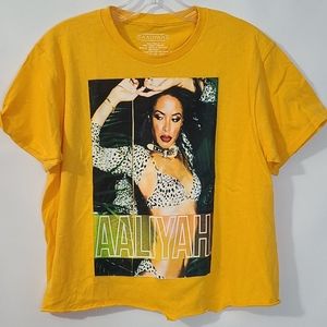 Aaliyah Cropped Graphic Tee S